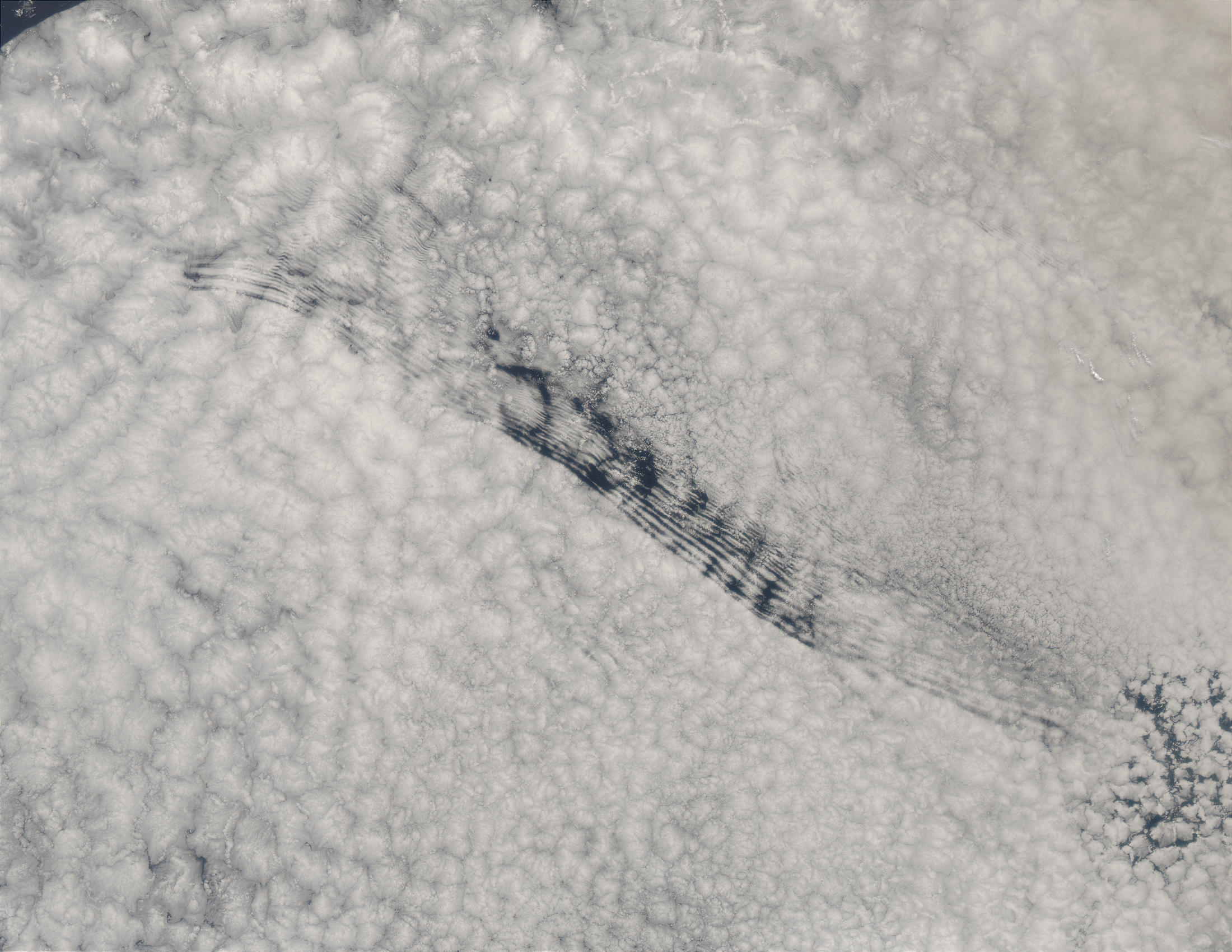 Unusual cloud formation in the South Atlantic - related image preview