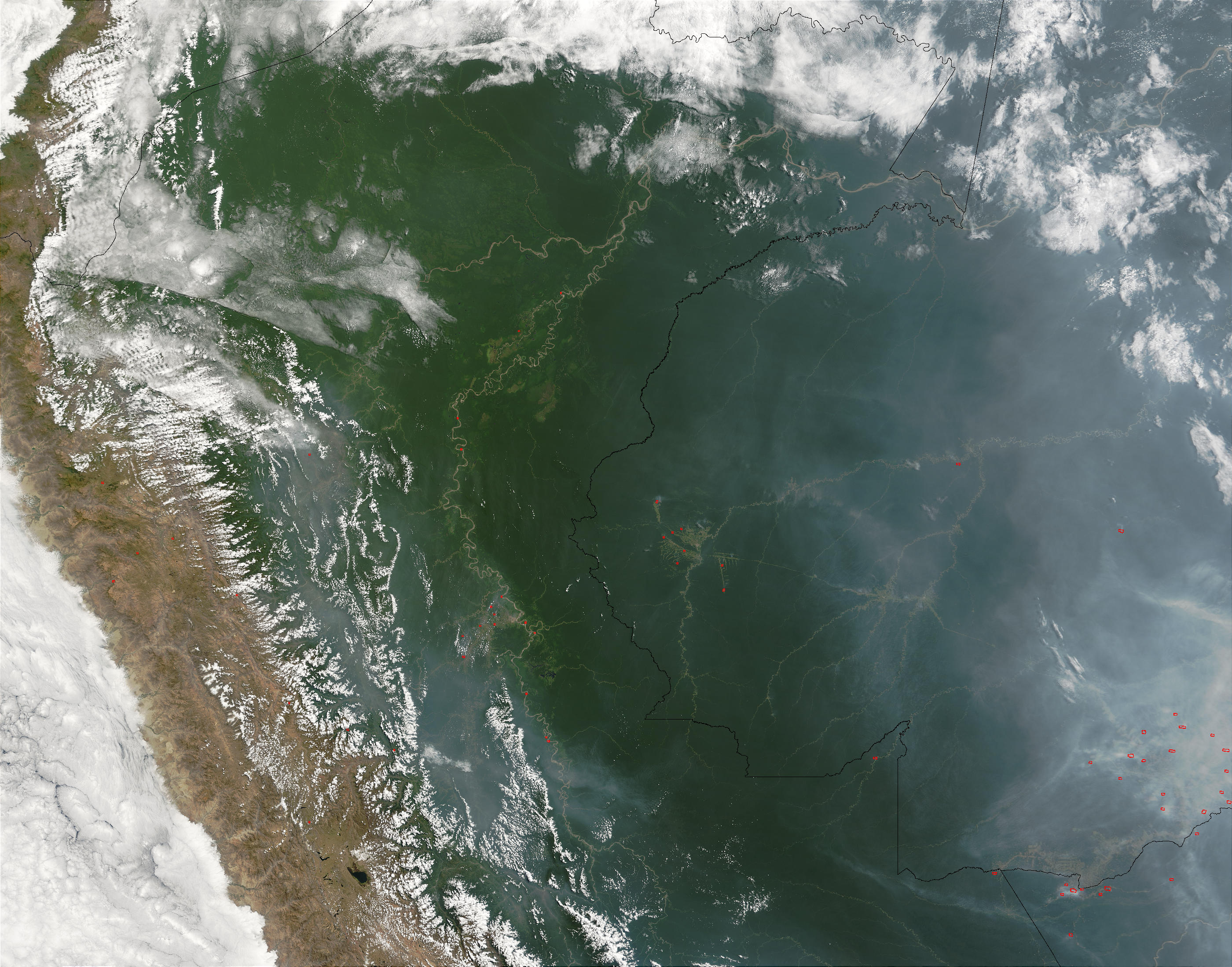 Fires in Peru and Brazil - related image preview