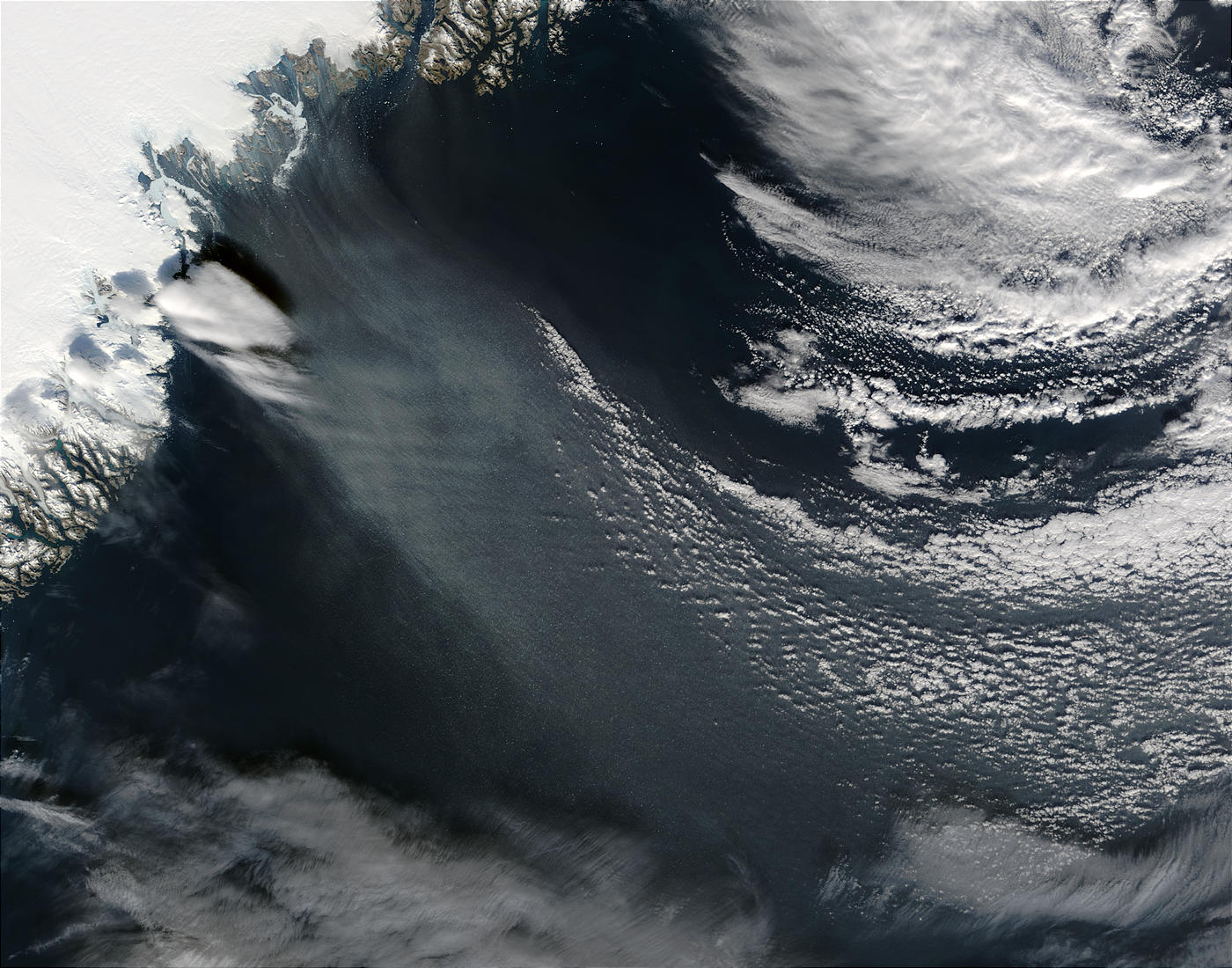 Windblown ice off southeast Greenland - related image preview