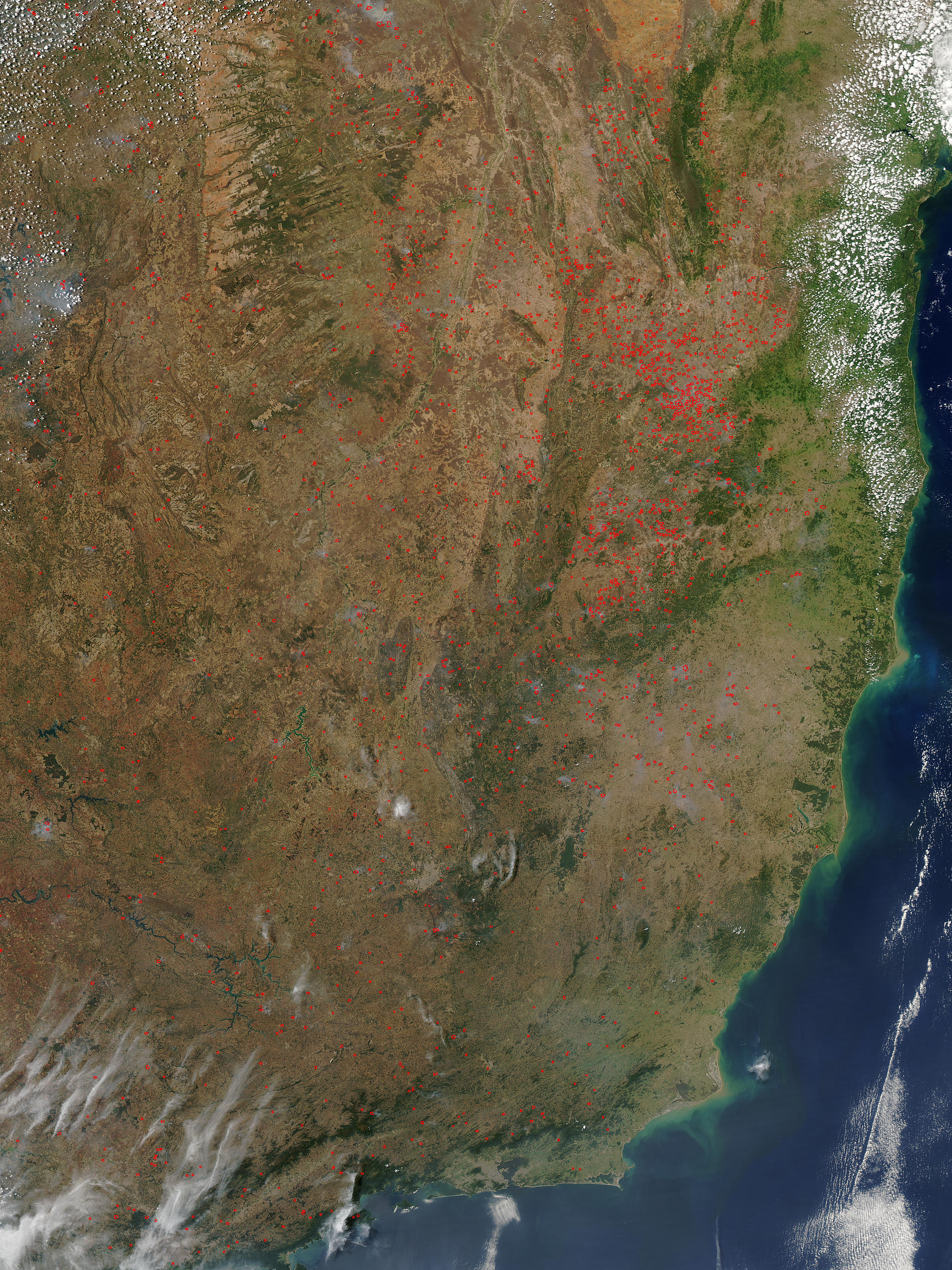Fires across Eastern Brazil - related image preview