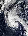 Hurricane Juan east of Bermuda - selected image