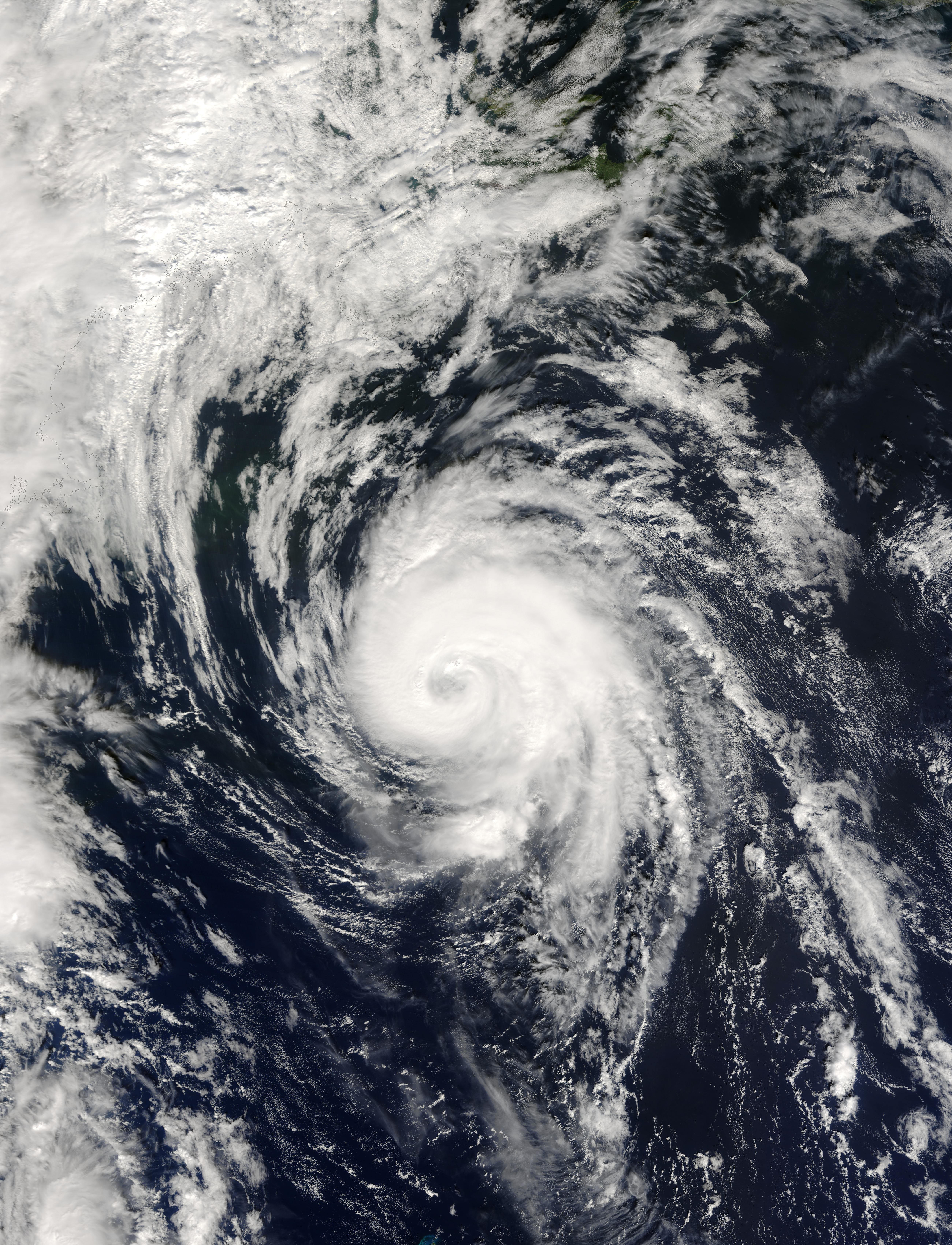 Hurricane Juan south of Nova Scotia - related image preview
