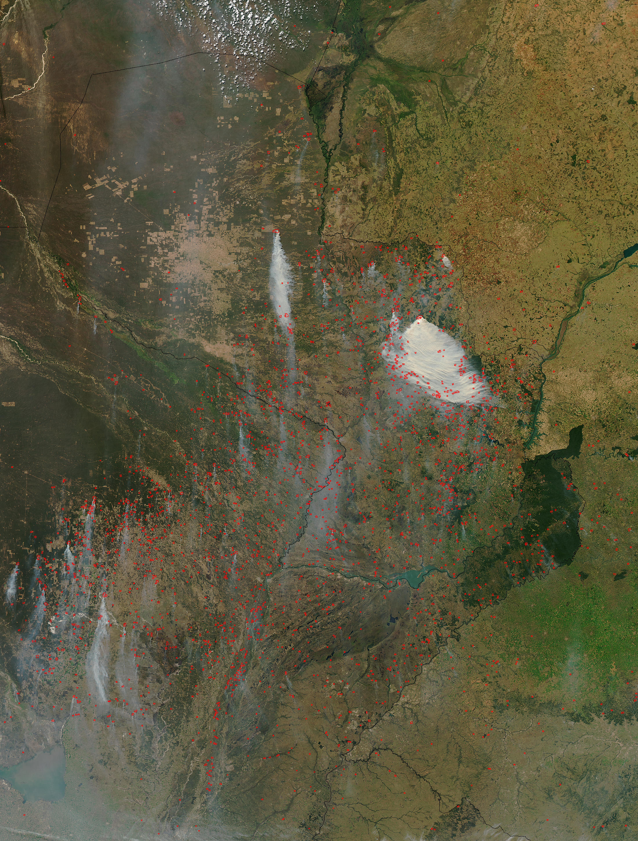 Fires across Argentina and Paraguay - related image preview