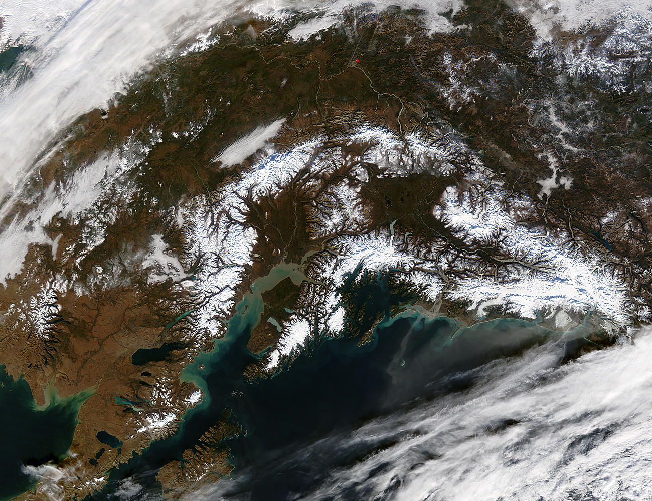 Dust plumes off Alaska - related image preview