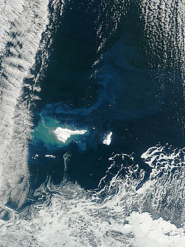 Silt and phytoplankton off Elephant Island, Antarctica - related image preview