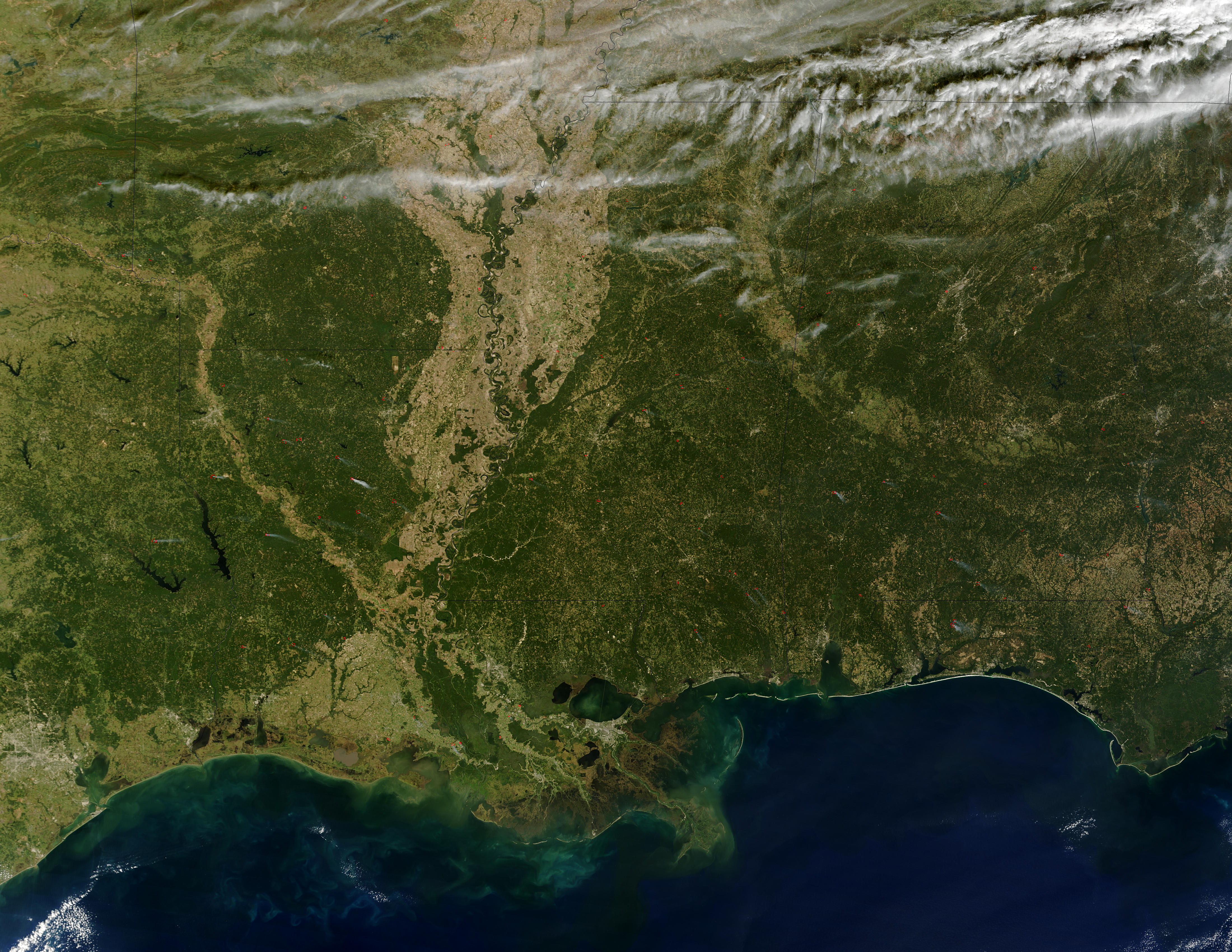 Fires across Southern United States - related image preview
