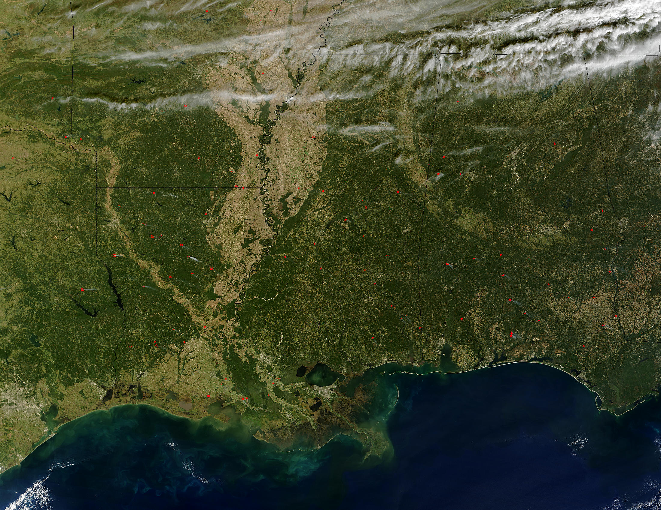 Fires across Southern United States - related image preview