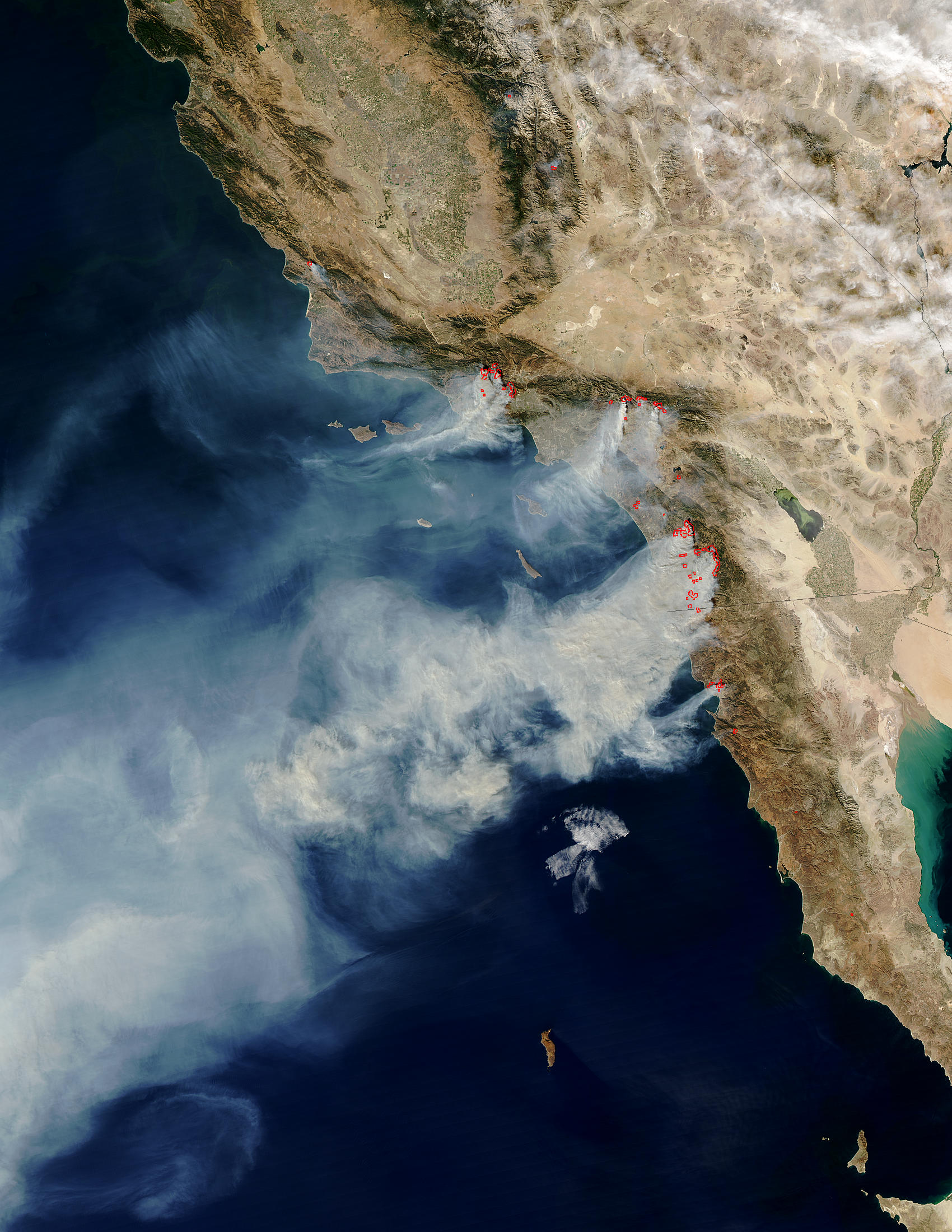 Fires and smoke in southern California - related image preview