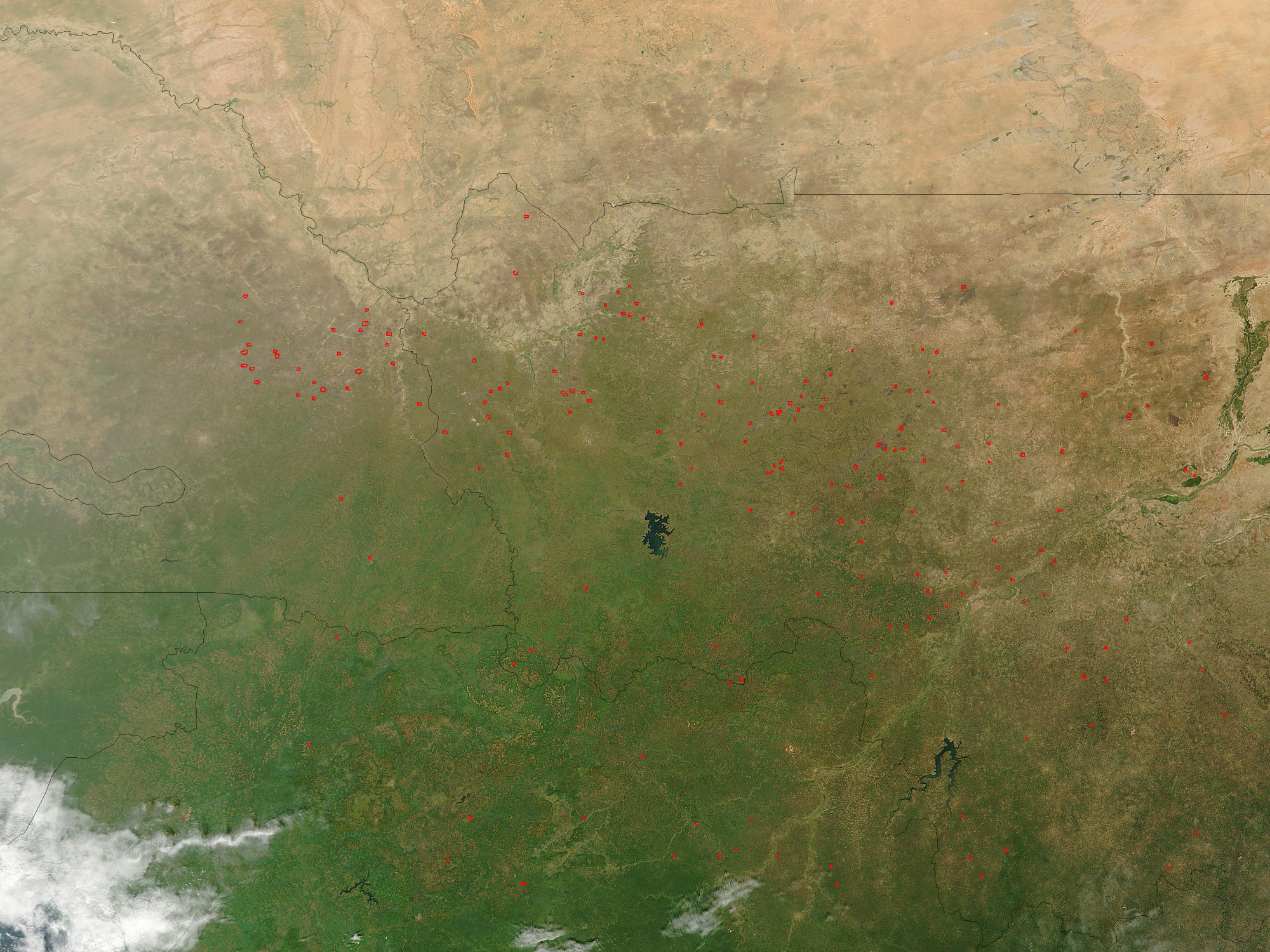 Fires across West Africa - related image preview