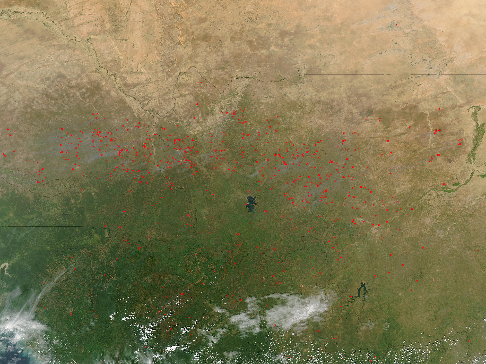 Fires across West Africa - related image preview