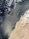 Dust storm over the Canary Islands - selected child image