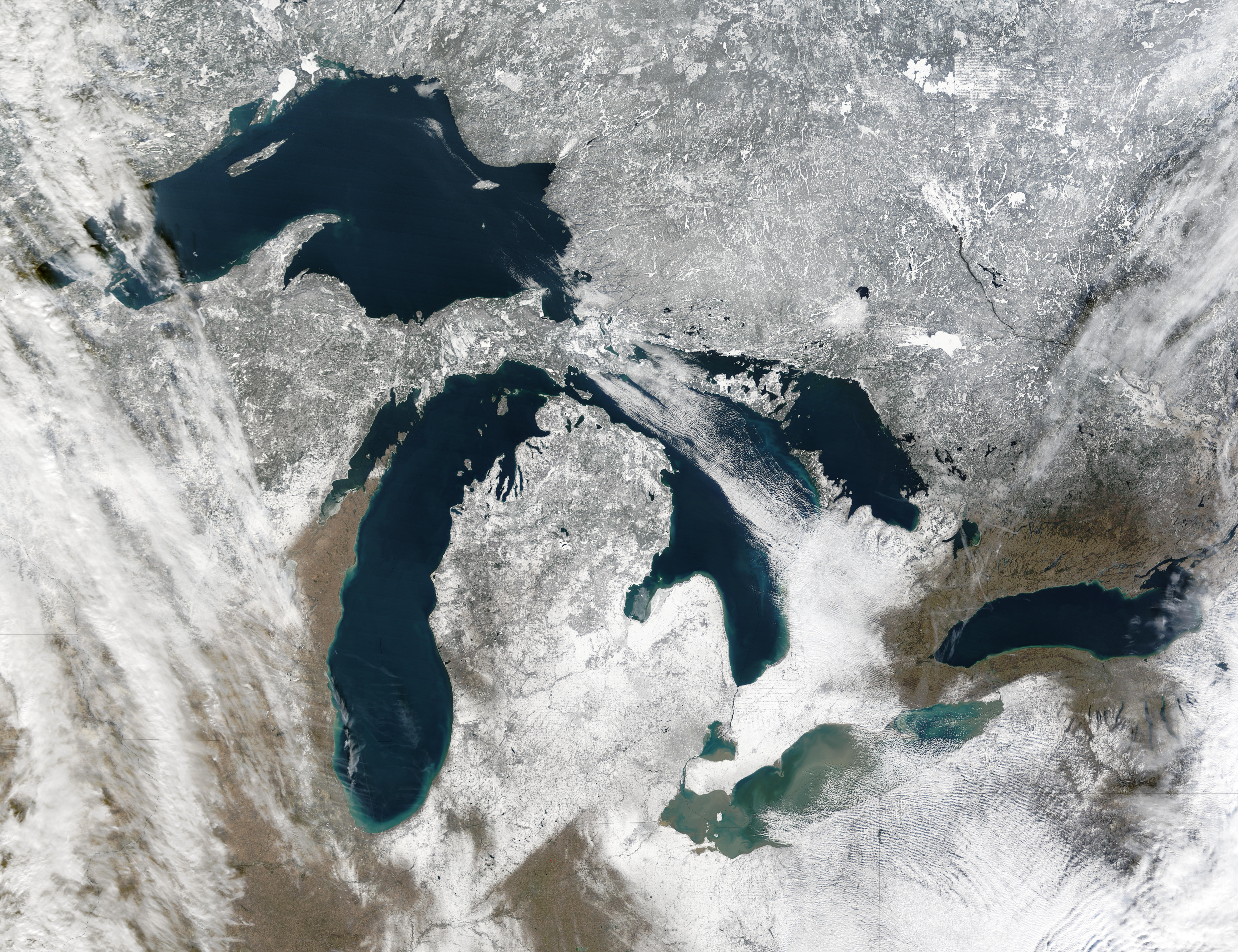 NASA Visible Earth: The Great Lakes