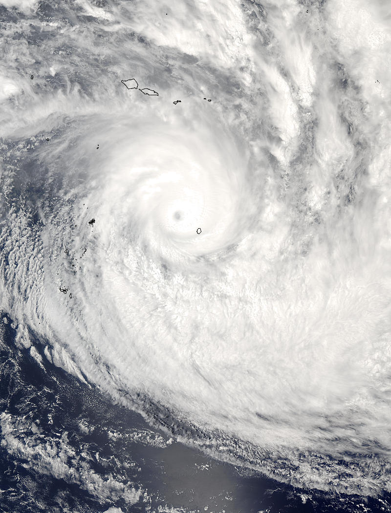 Tropical Cyclone Heta (07P) over Niue Island, Pacific Ocean - related image preview