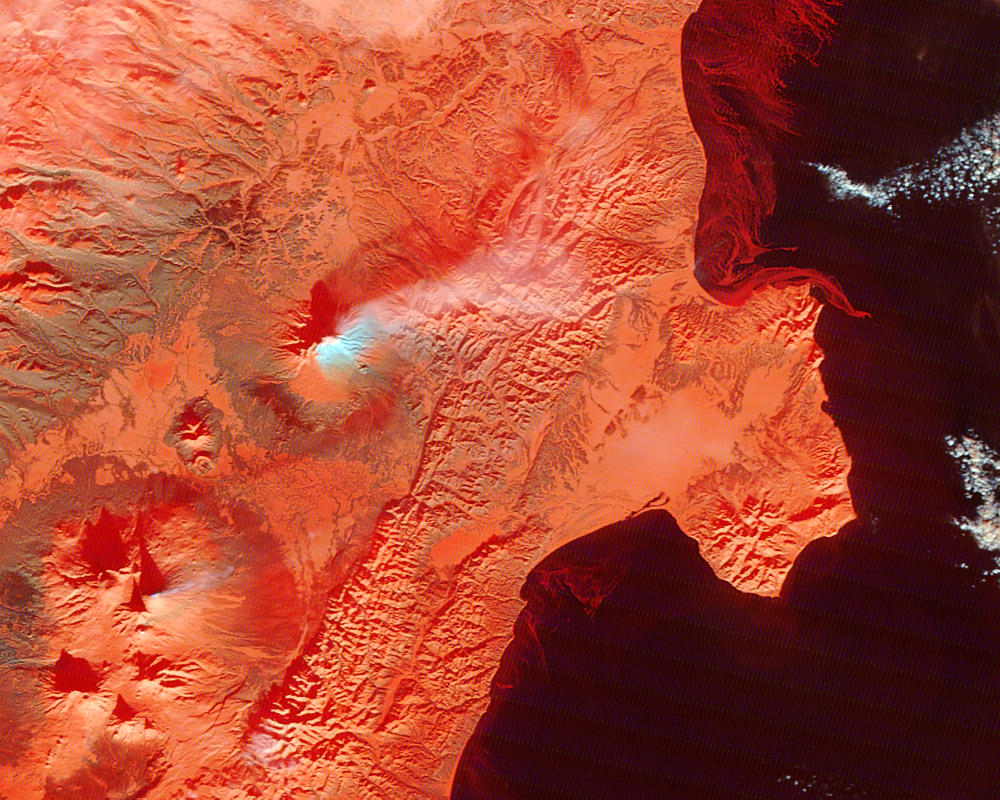 Ash plumes on Kamchatka Peninsula, eastern Russia - related image preview
