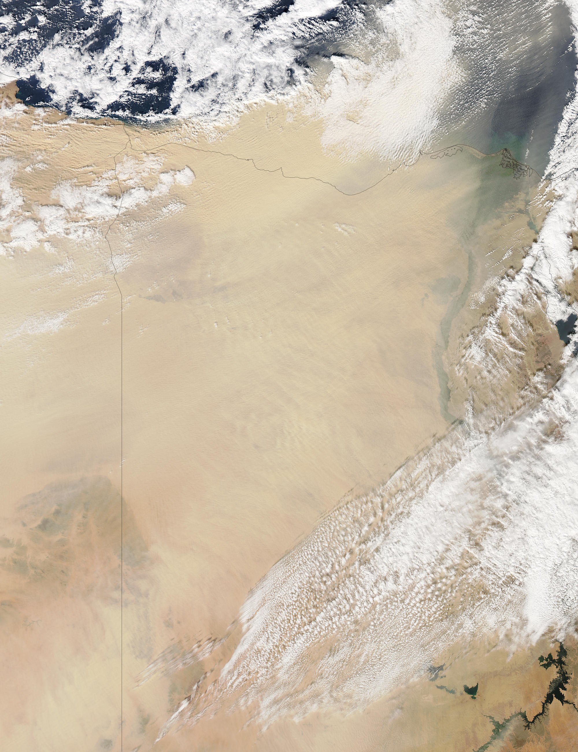 Dust storm in Egypt and Libya - related image preview