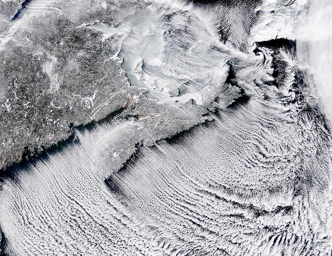 Cloud streets off Nova Scotia, Canada - related image preview