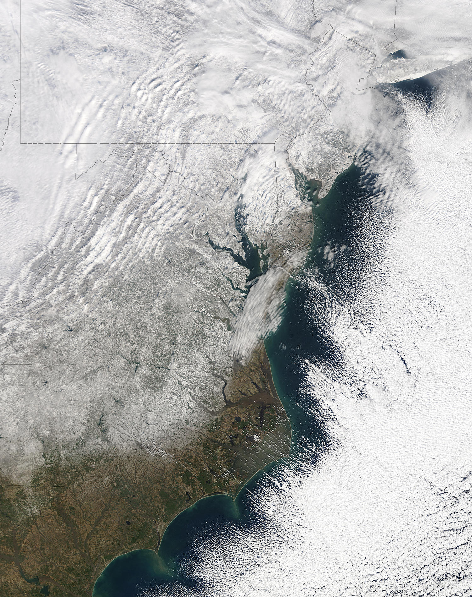 Snow and ice across Mid-Atlantic United States - related image preview