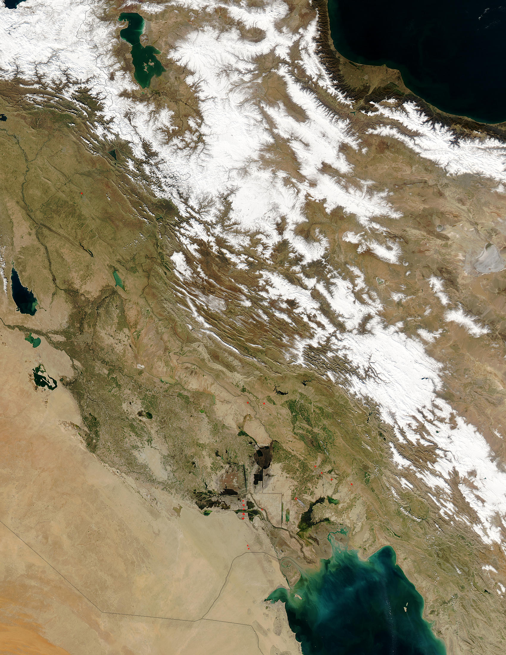 Snow in Iran, floods in Iraq - related image preview
