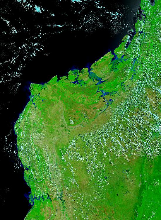 Floods in Madagascar (false color) - related image preview