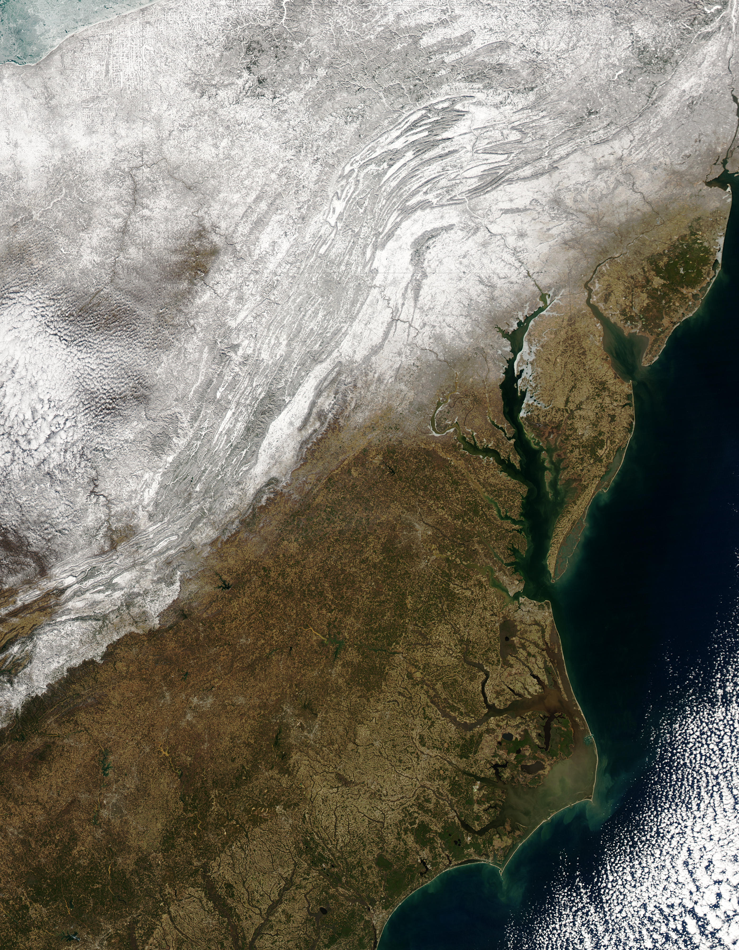 Snow across Mid-Atlantic United States - related image preview