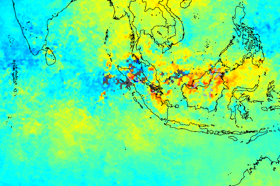 Carbon Monoxide over Borneo and Sumatra - related image preview