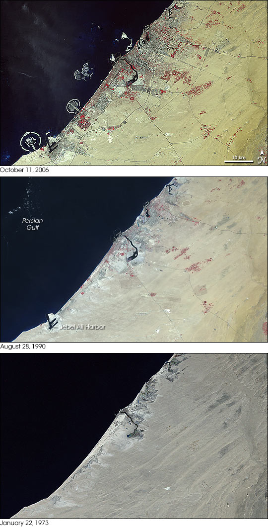 Urbanization of Dubai, United Arab Emirates