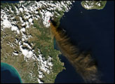 Ash Plume from Mount Etna