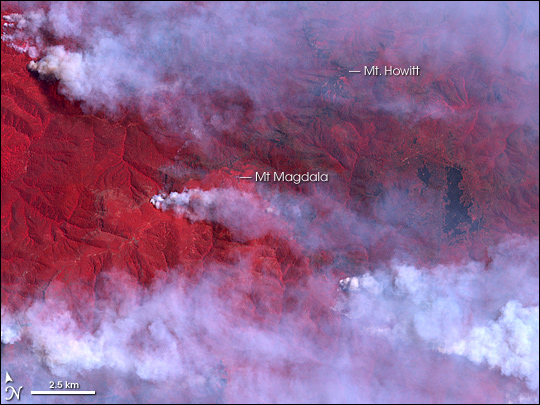 Fires in Alpine National Park, Victoria