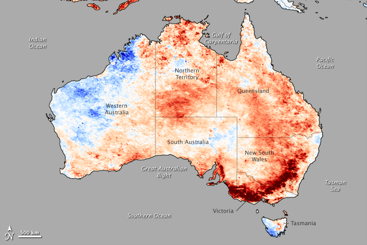 Australia Unusually Warm in November 2006