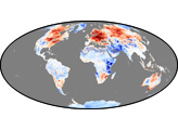 Northern Hemisphere Temperatures Mild in December 2006