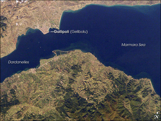 Gallipoli and Dardanelles Strait, Turkey