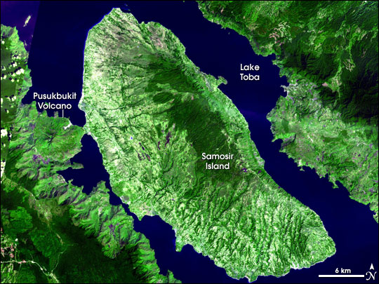 Toba Caldera : Image of the Day