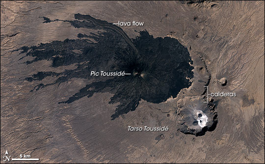 Tarso Tousside Volcano, Northern Chad