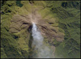 Plume at Mount Bagana, Bouganville Island - selected image
