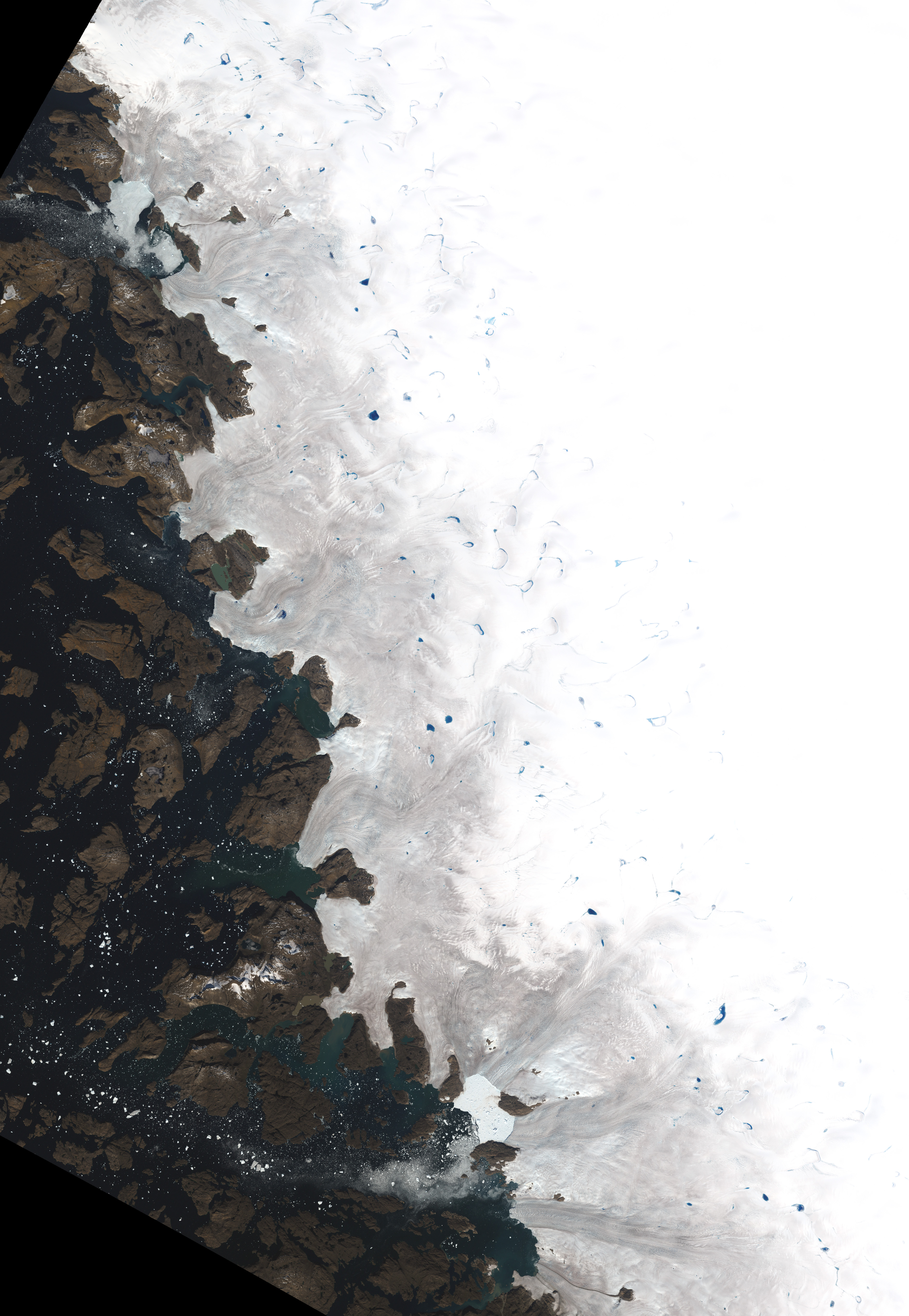 Melt Ponds on Greenland’s Ice Cap - related image preview