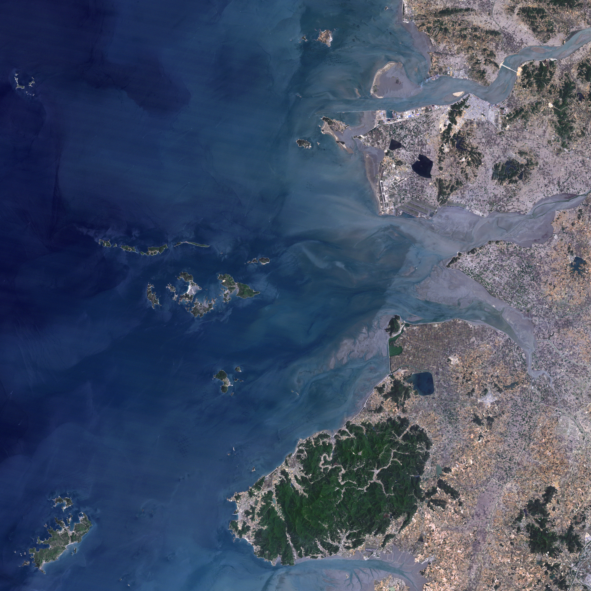 Changes to the Saemangeum Estuary, South Korea - related image preview