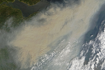 Smoke Plume Over Eastern Canada - related image preview