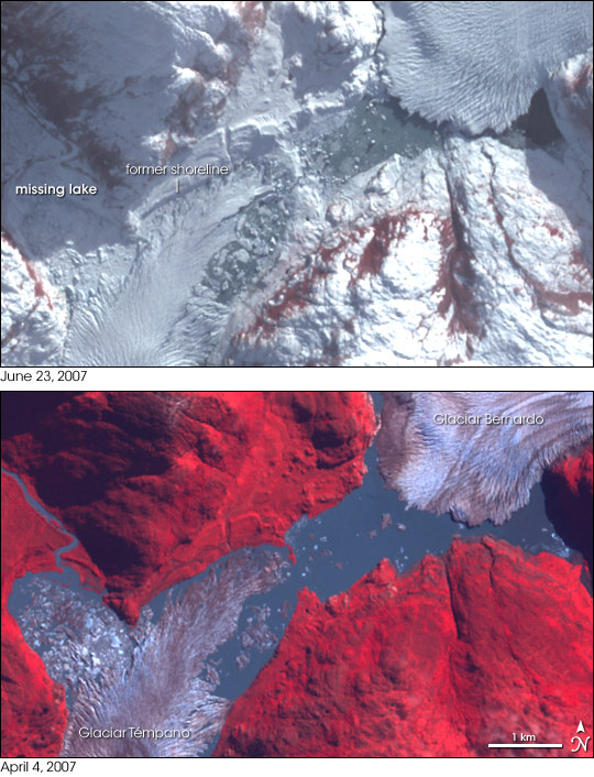 Chilean Lake Disappears