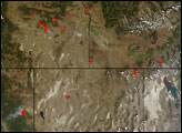 Fires Across the Western United States 