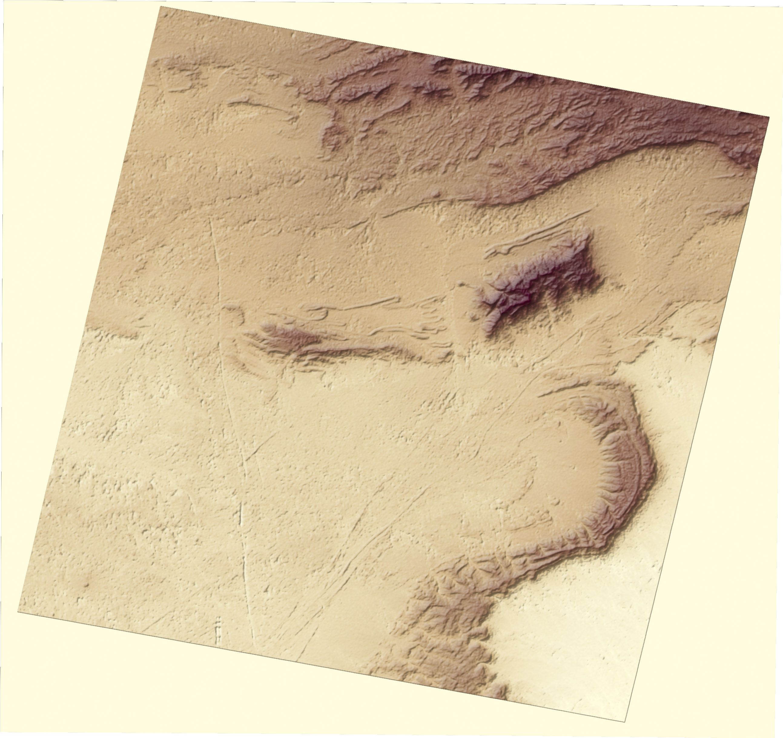 Topography of Western Algeria - related image preview