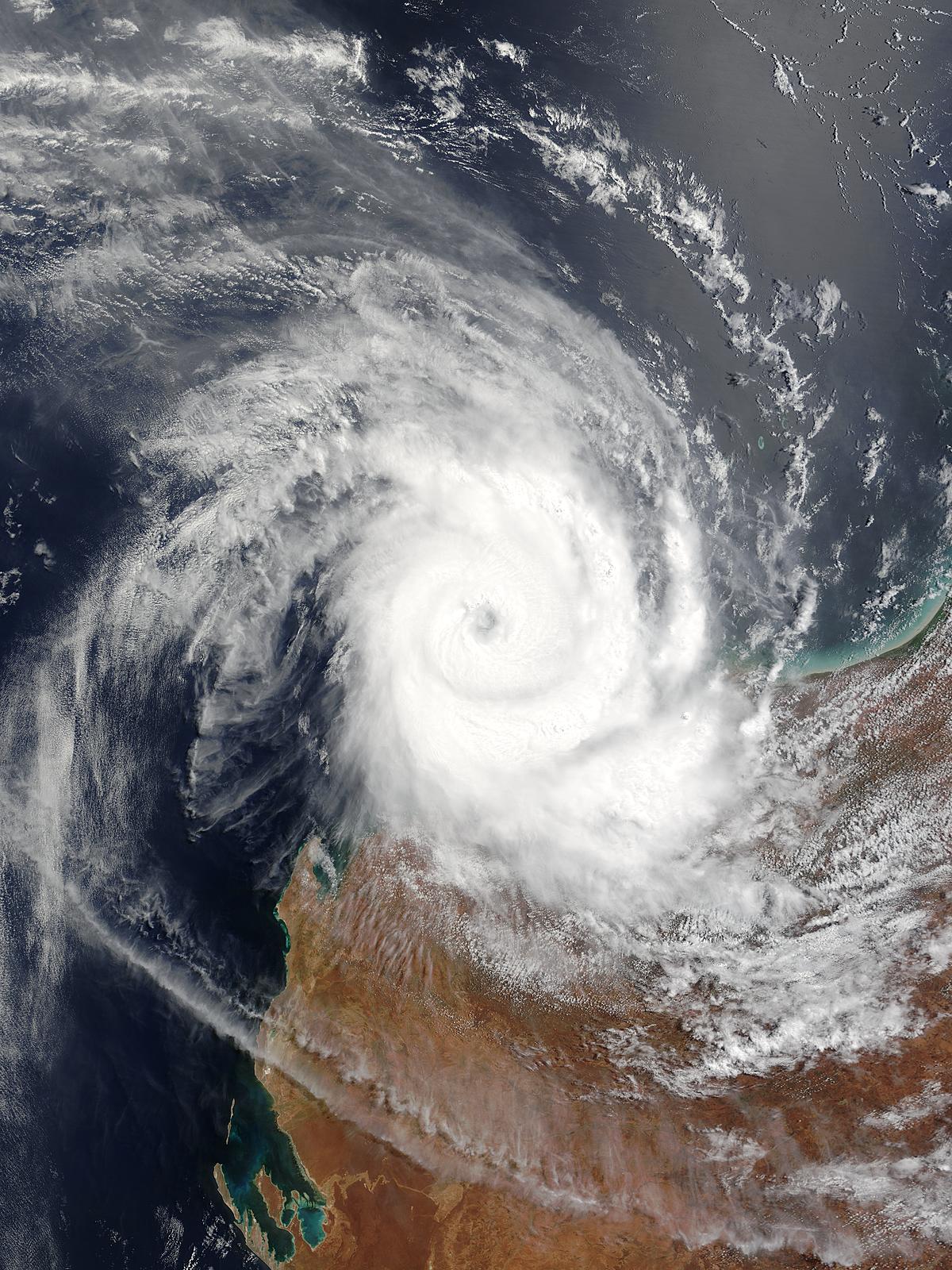 Tropical Cyclone Monty (14S) over Western Australia - related image preview