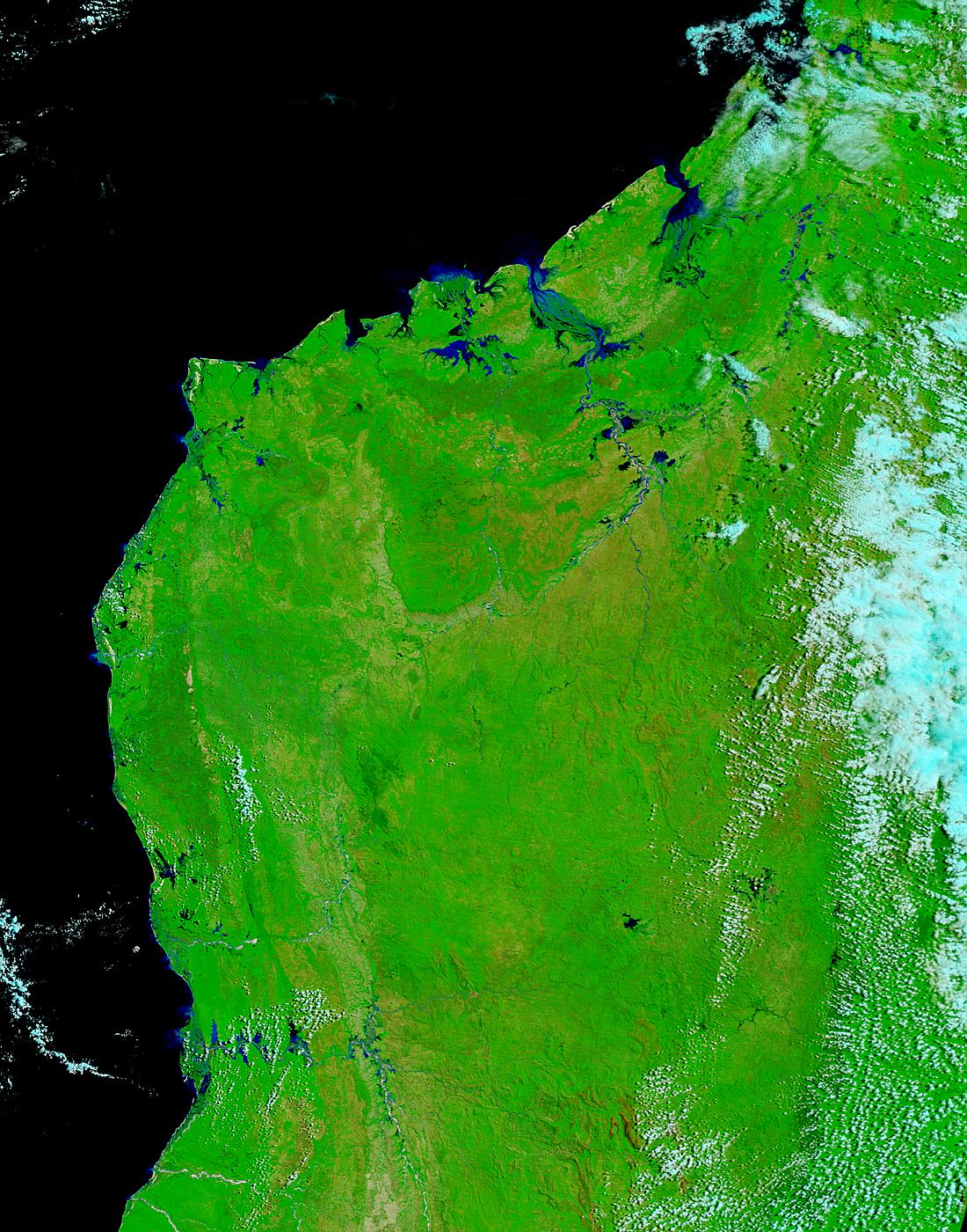 Floods in Madagascar (false color) - related image preview