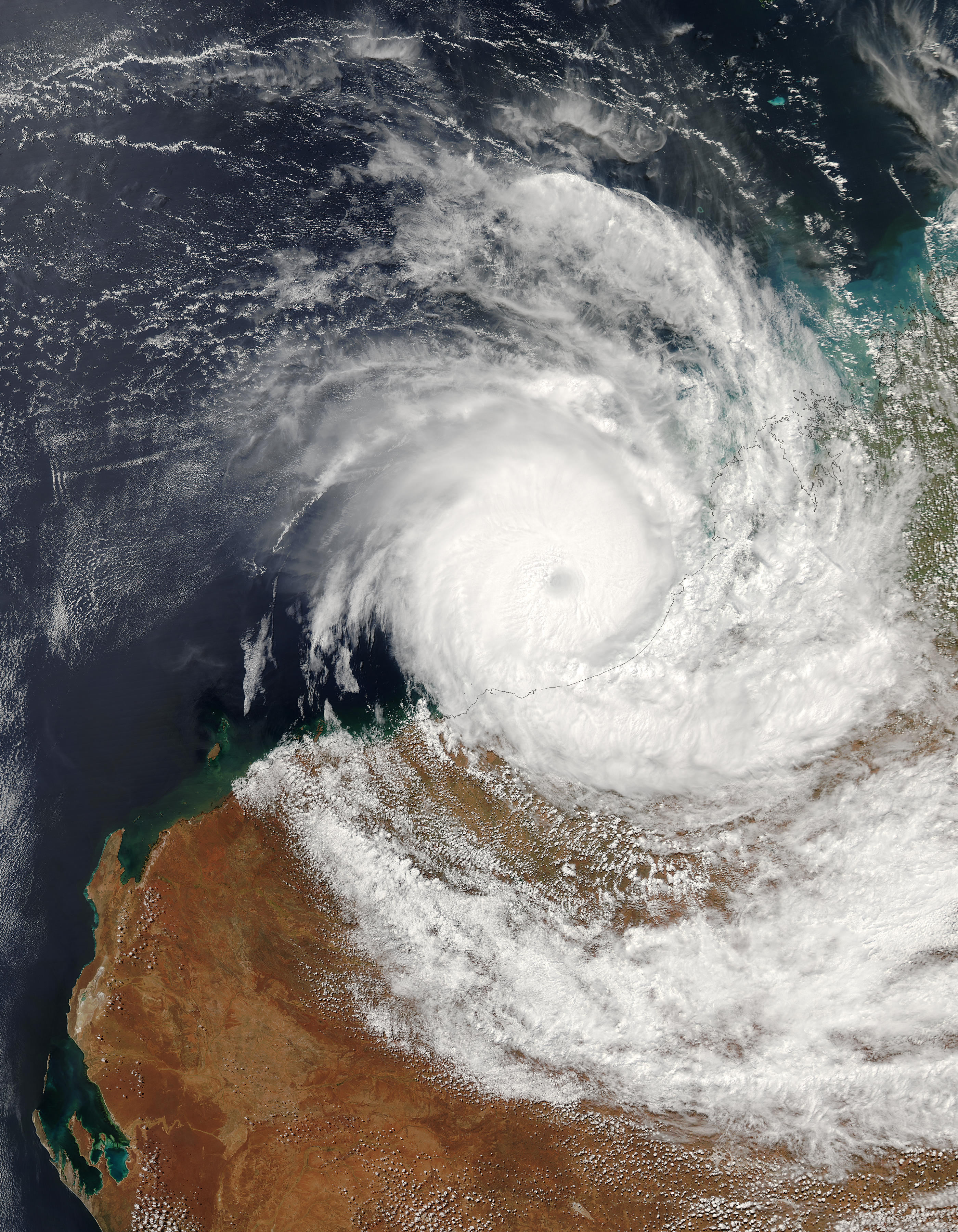 Tropical Cyclone Fay (18S) over Western Australia - related image preview