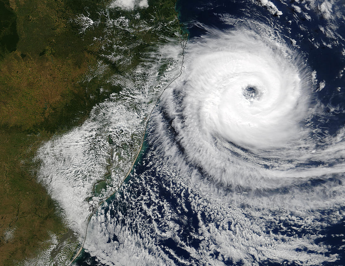 Tropical cyclone off Southern Brazil (morning overpass) - related image preview