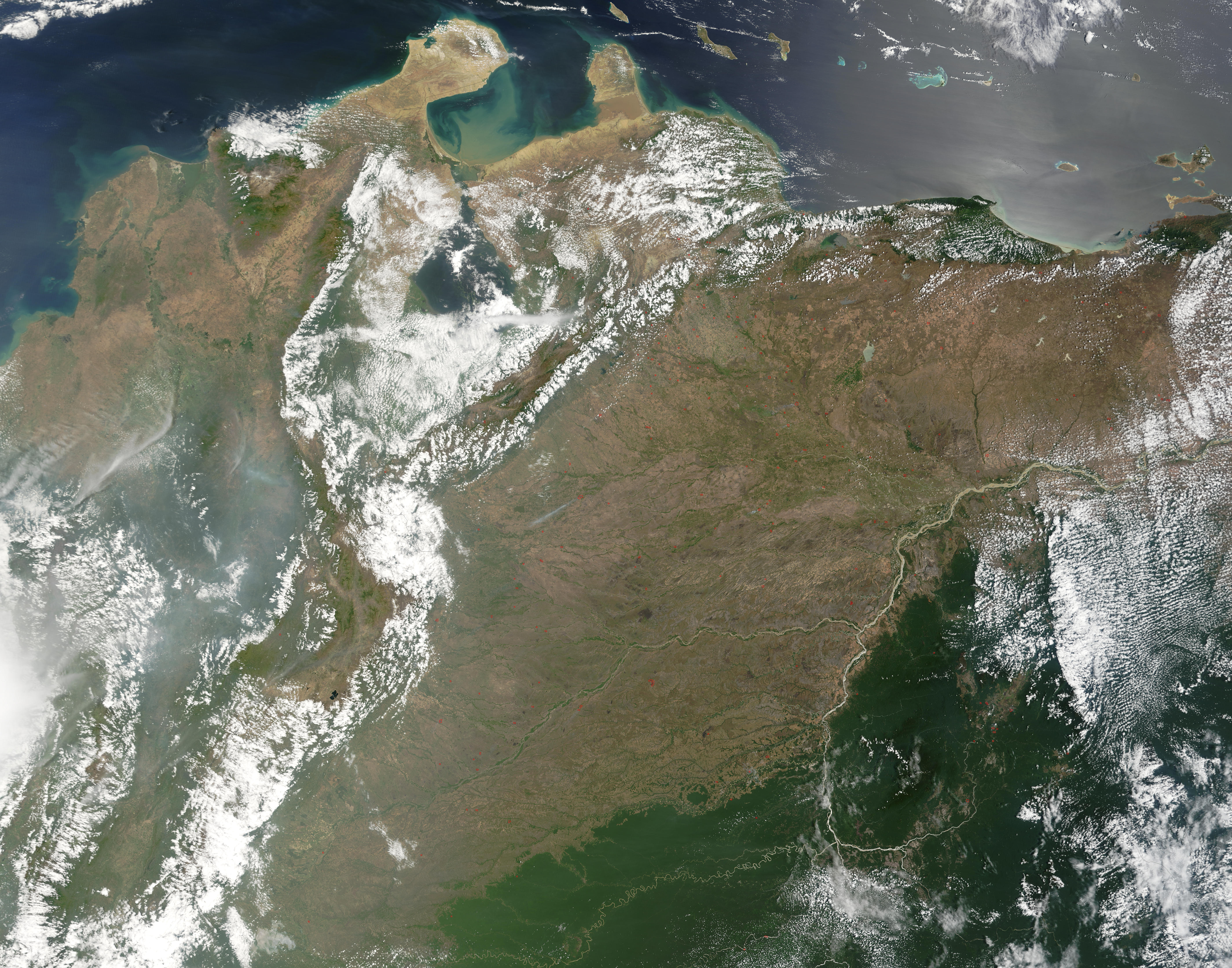 Fires in Colombia and Venezuela - related image preview