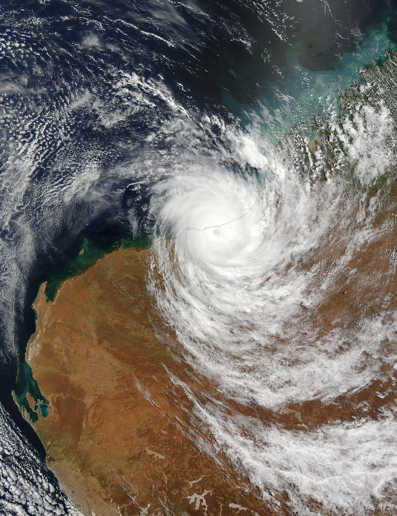 Tropical Cyclone Fay (18S) over Western Australia - related image preview