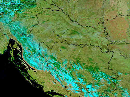 Croatia (before floods, false color) - related image preview