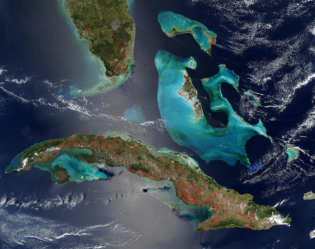 Fires in the Bahamas, Florida, and Cuba - related image preview