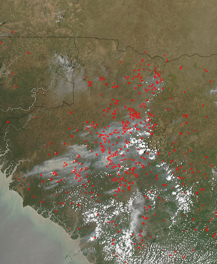 Fires in West Africa - related image preview