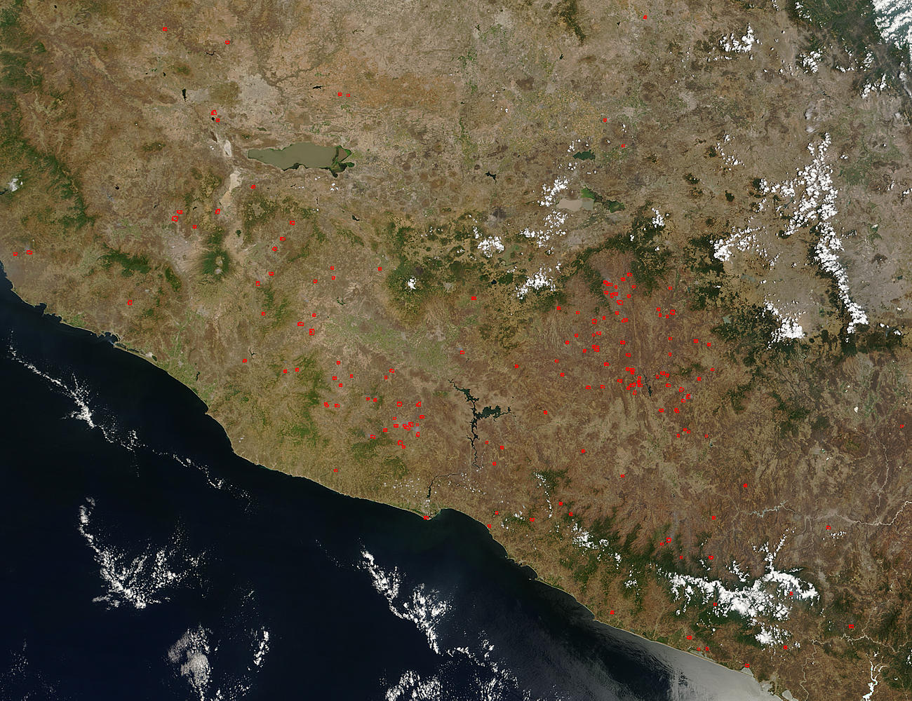 Fires in southern Mexico - related image preview